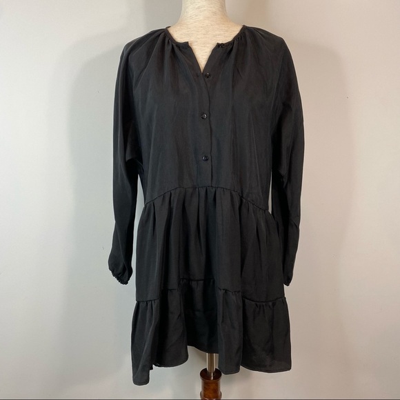 🖤Zara Black Long Sleeve Dress - Picture 6 of 14